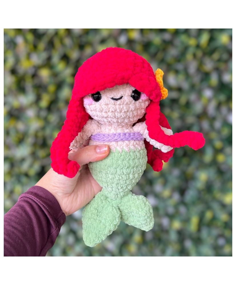 Sirenita a crochet (Ariana)