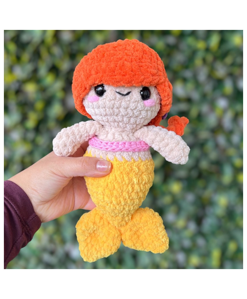 Sirenita a crochet (Calypso)