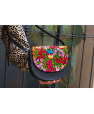 Bolso Redondo Bordado