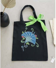 Tote bag_mantarraya_Pintada a mano