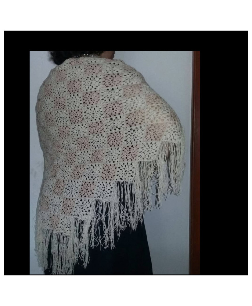 Poncho beige