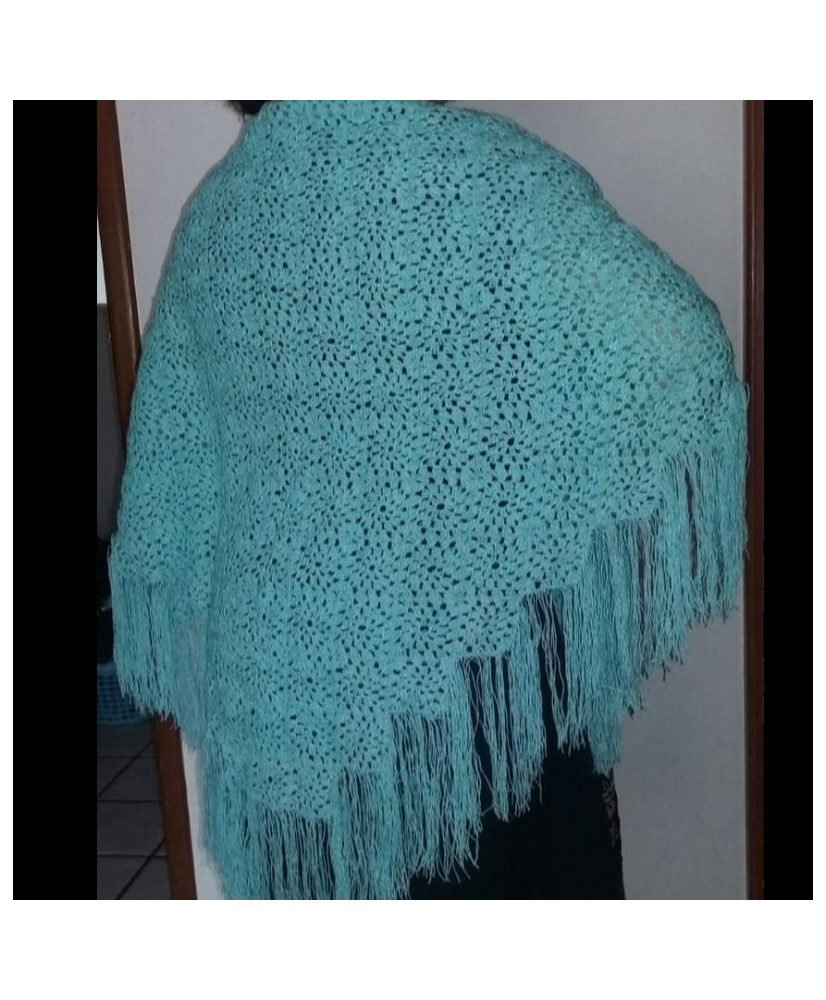 Poncho tejido