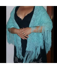 Poncho tejido