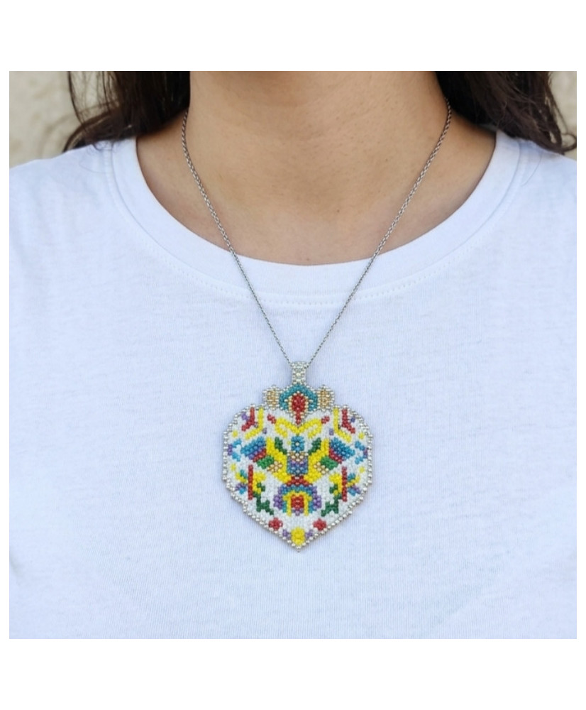 Collar Milagrito Mexicano colibri