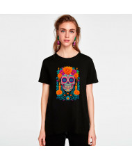  Playera Catrina y Cempasuchitl