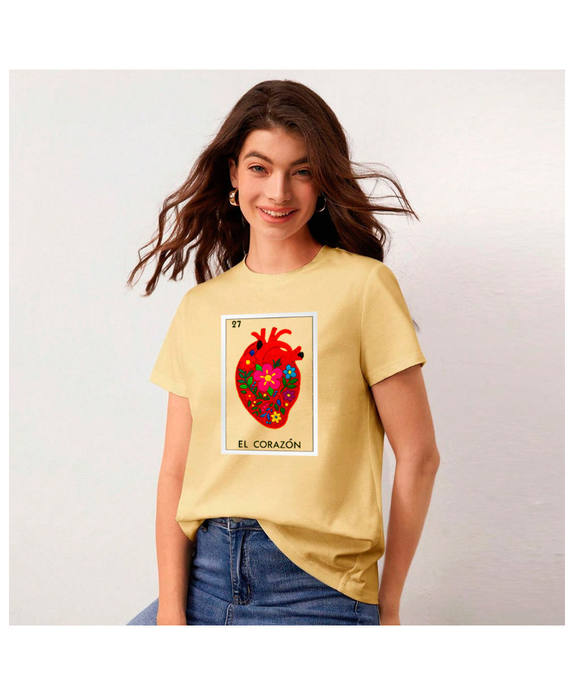  Playera Carta "El Corazón"