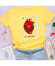  Playera Carta "El Corazón"