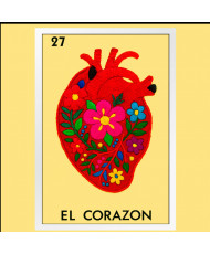  Playera Carta "El Corazón"