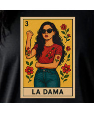 Playera Carta "La Dama"