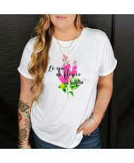  Playera Lo que no florece.