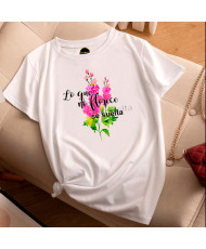  Playera Lo que no florece.