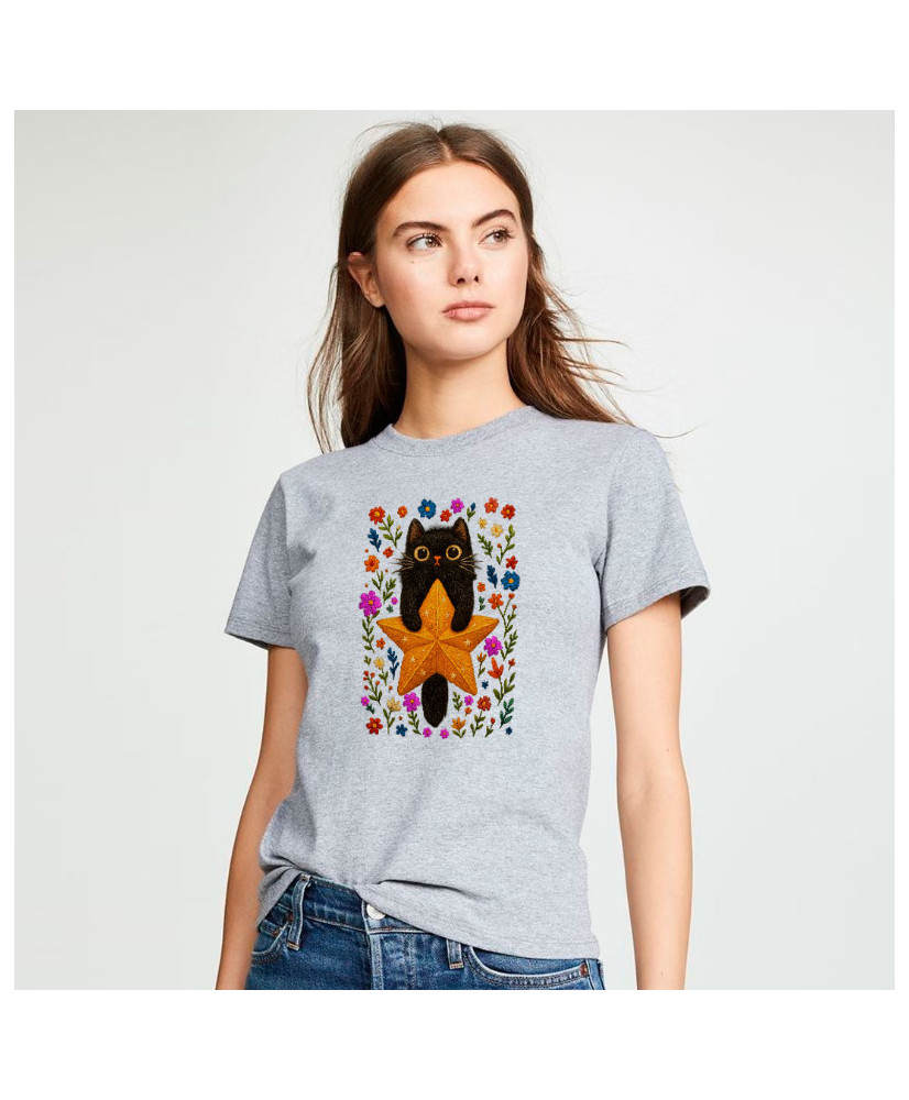  Playera Gatito y estrella