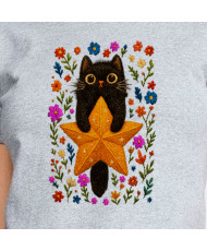  Playera Gatito y estrella
