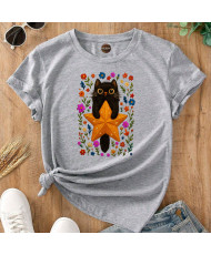  Playera Gatito y estrella