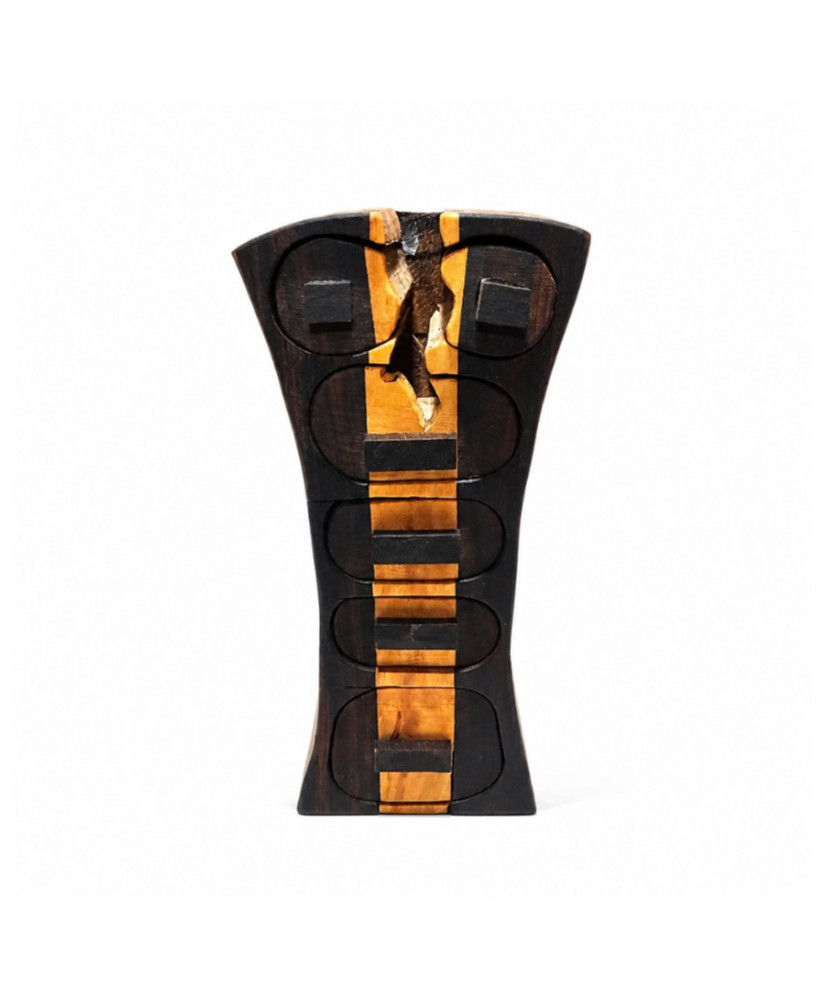 Alhajero 8 cajones con Cocobolo