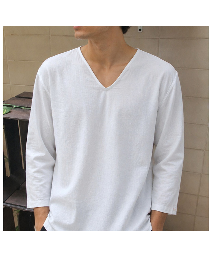 Camisa de lino para caballero