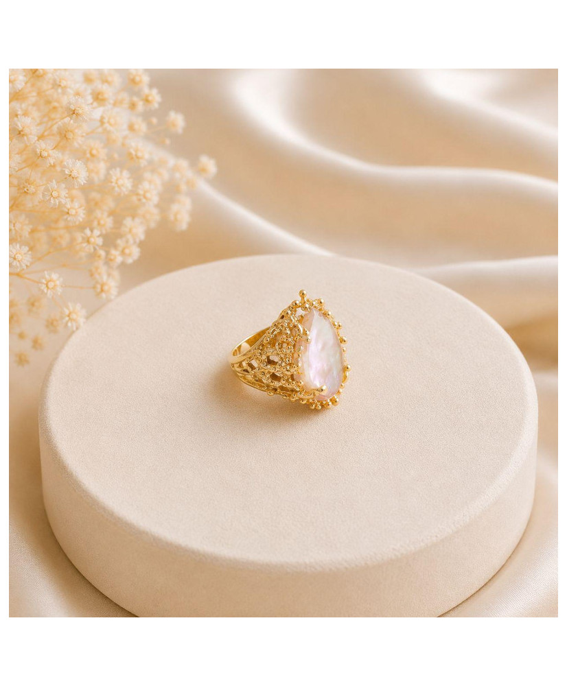 Anillo perla cultivada 
