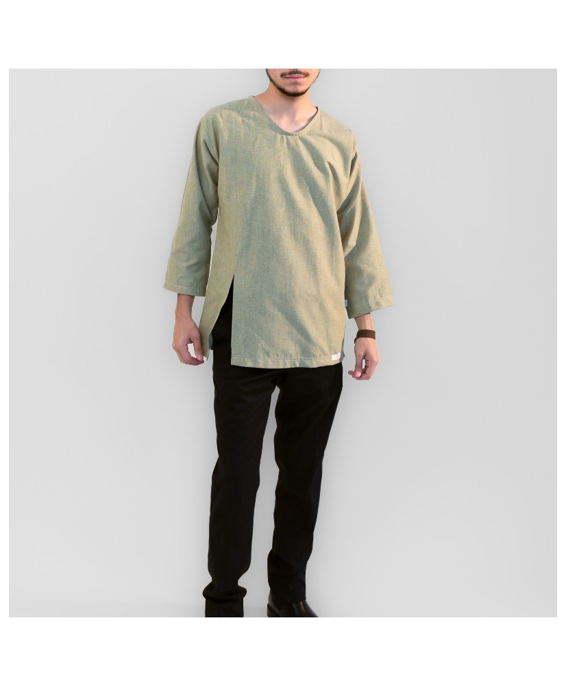 Camisa de lino para caballero