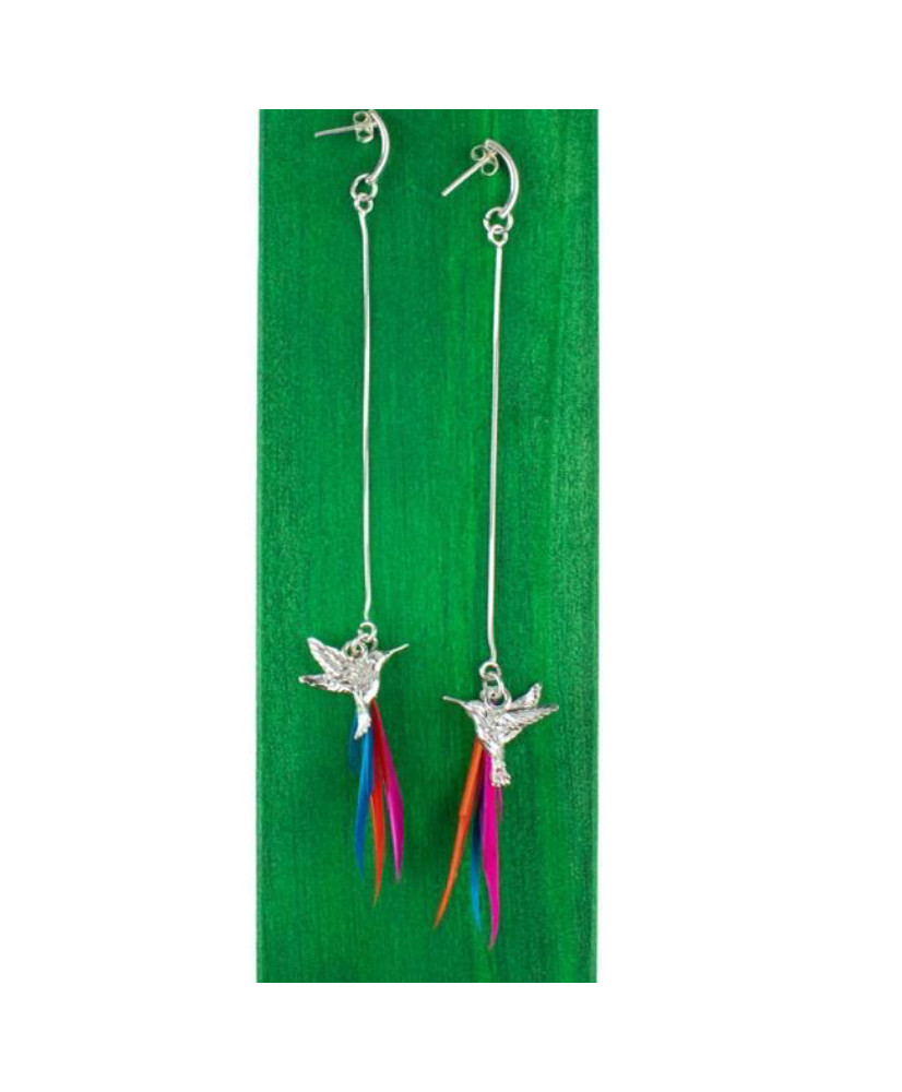 Aretes Colibri largos