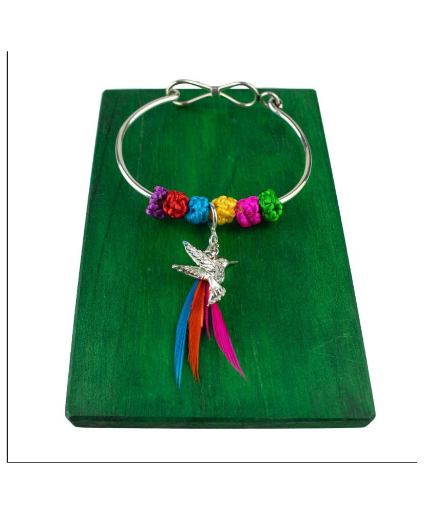 Brazalete de colibrí infinito