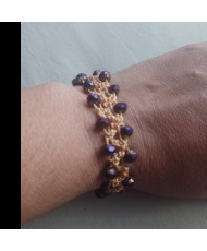 Pulsera con cristales 