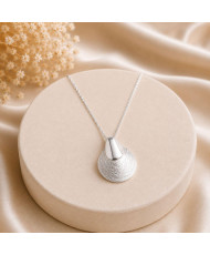 Collar de plata .925 con baño vermeil de 22 kilates 