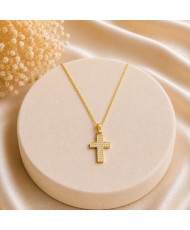 Collar  cruz de plata 