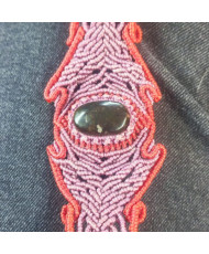 Pulsera artesanal con ámbar