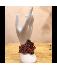 Pulsera artesanal con piedra 'Ojo de tigre'