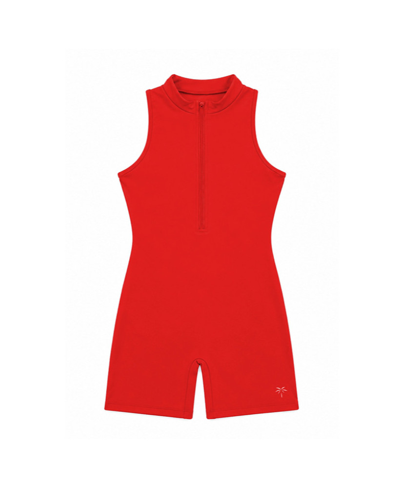 Short Cierre Completo Rojo