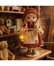 Muñeca tejida a crochet, muñeca Nancy, muñeca hecha a mano.