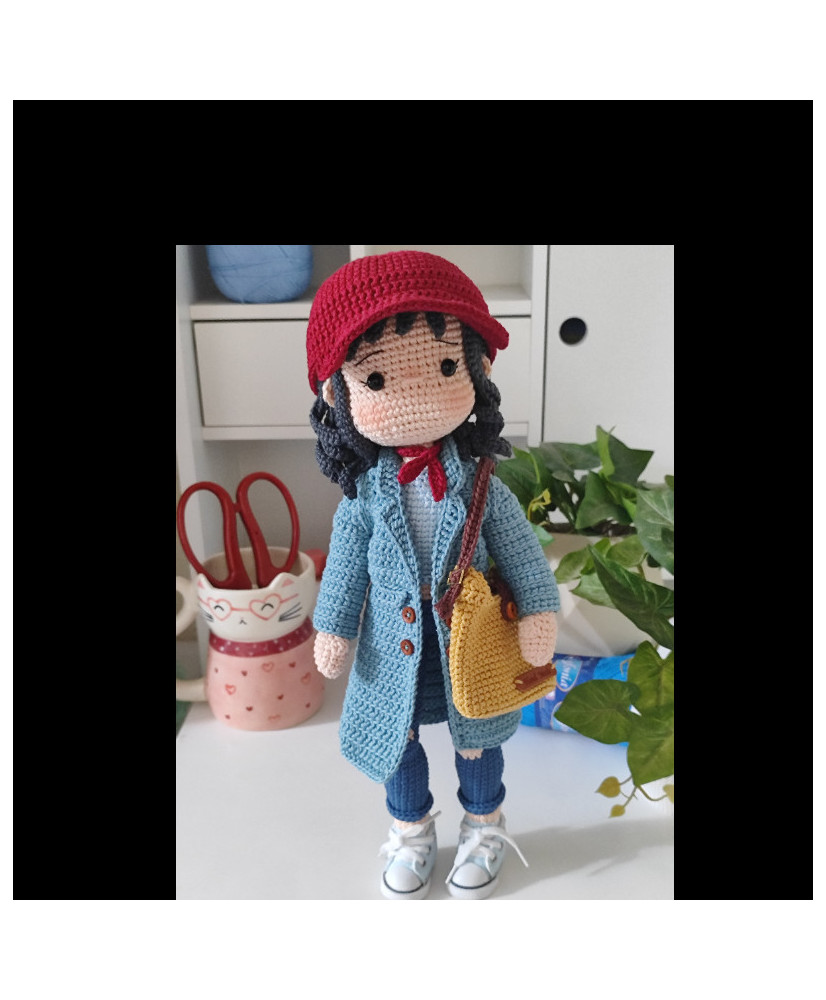 Muñeca Tania tejida a mano en crochet