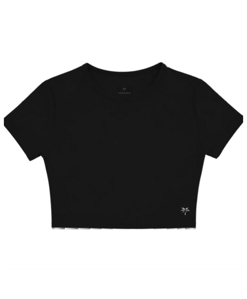 Blusa Crop Top Negro