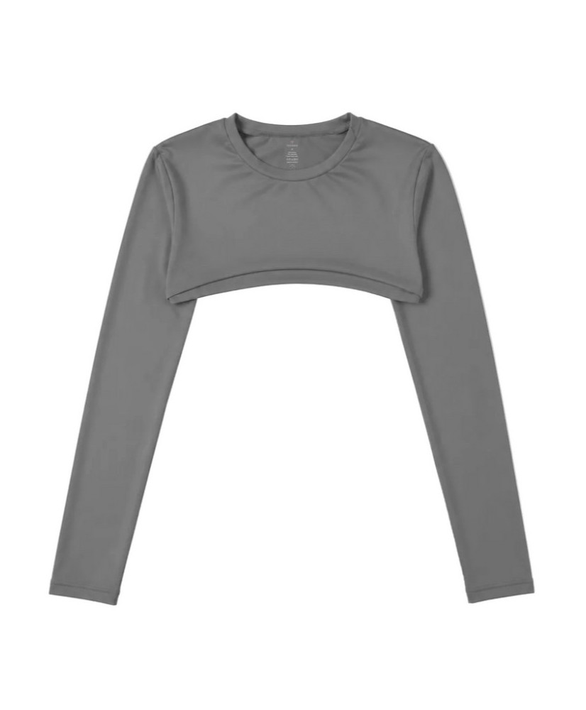 Manga Deportiva Gris