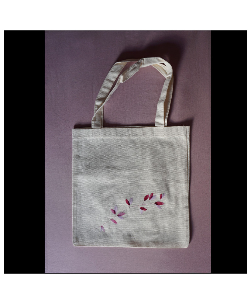 Tote bag con reproducción de ilustración botánica 2