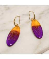 aretes de resina epóxica