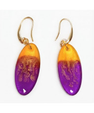 aretes de resina epóxica