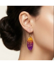 aretes de resina epóxica
