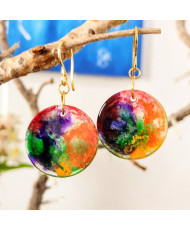 aretes de resina epóxica