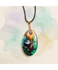 aretes de resina epóxica