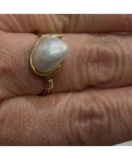 Anillo piedra de río 