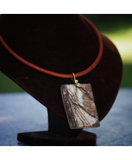 Collar de vaqueta