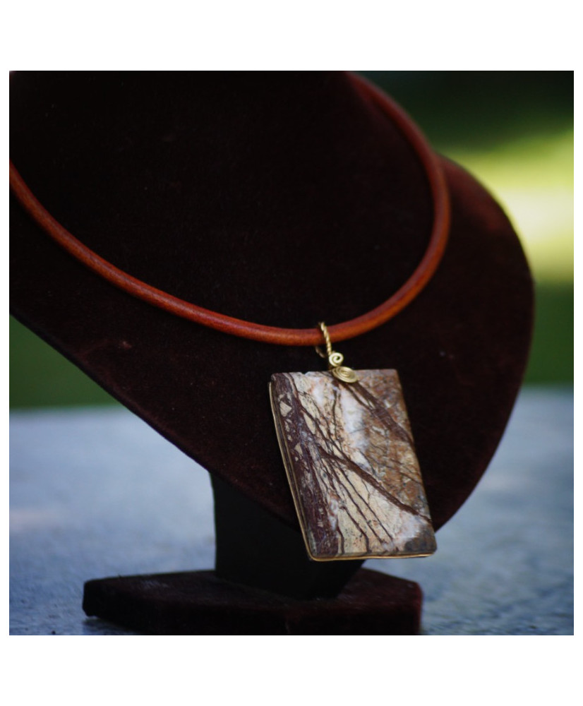 Collar de vaqueta
