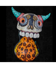 GUAJE PINTADO CABEZA CALAVERA