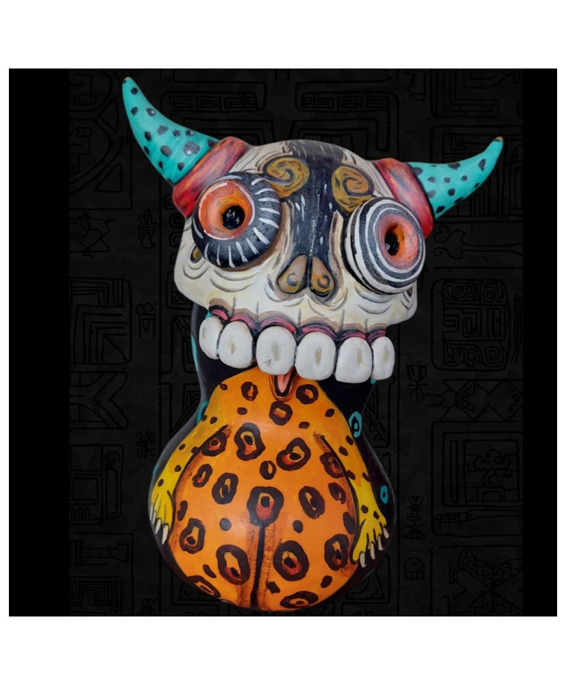 GUAJE PINTADO CABEZA CALAVERA