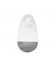 Tabla de Quesos de Mármol Negro y Gris 45x25 cm | Casa Stone