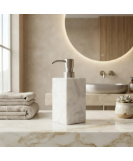 Dispensador de Jabón de Mármol 5x5x15 cm | Casa Stone