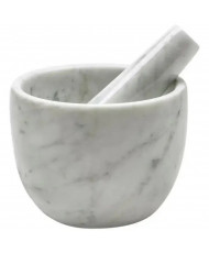 Mortero de Mármol Blanco Grande 13x15 cm | Casa Stone
