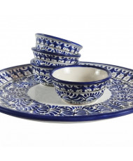 Set de Salseras de Talavera con Plato 5 Piezas | Casa Stone