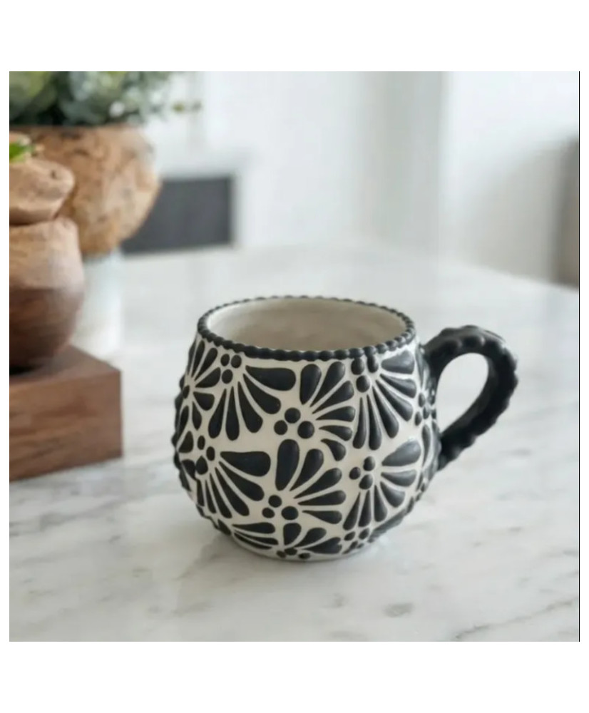 Taza Chocolatera de Talavera Artesanal Mexicana | Casa Stone
